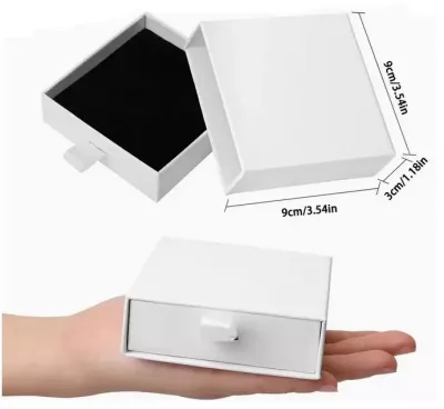 Krabička čtvercová - styl zásuvka