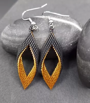 RHOMBUS - ČERNOZLATÝ | Lesklá varianta, Matná varianta