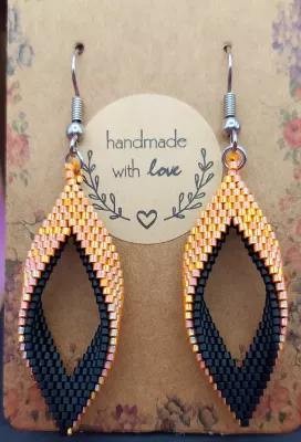 RHOMBUS - ORANŽOVOČERNÝ