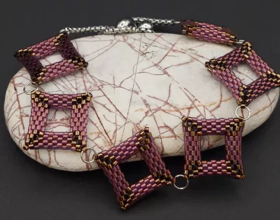 SQUARE - STARORŮŽOVÁ A ZLATÁ 2