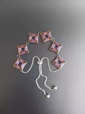 SQUARE - STARORŮŽOVÁ A ZLATÁ 1