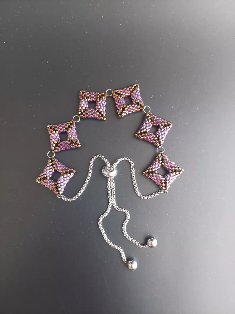 SQUARE - STARORŮŽOVÁ A ZLATÁ 1